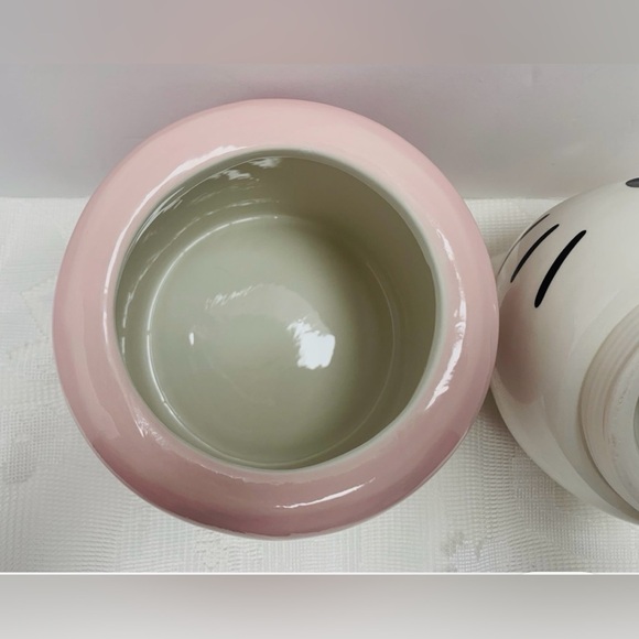 NEW! Hello Kitty Pink Polka Dot Container Cookie Jar - Picture 6 of 6